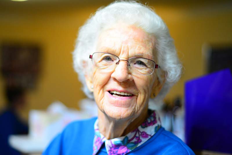 image of elderly woman
